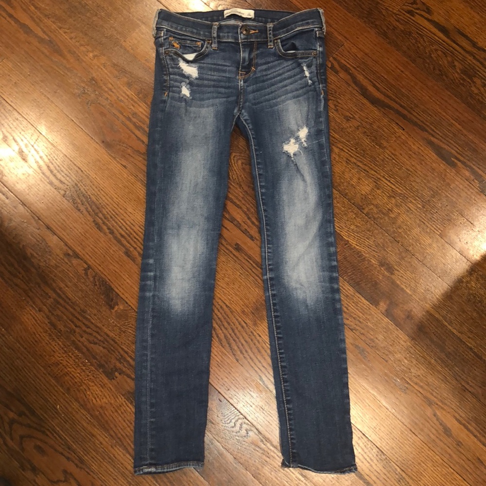 kids blue skinny jeans!